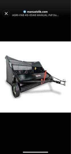 Agri-Fab 45-0546 Tow-Behind Lawn Sweeper
