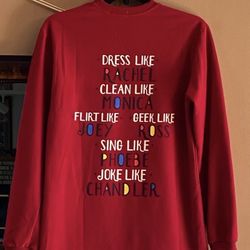 “FRIENDS” Theme Woman’s Shirt; Size S