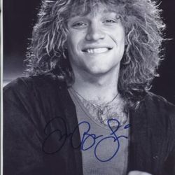 Bon Jovi Hand Signed Picture 