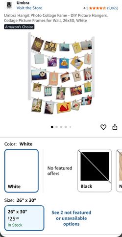 Photo Collage Frame, White, 26x30
