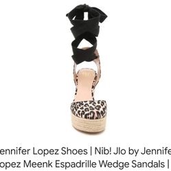 Jlo Meenk Espadrille Wedge Sandals