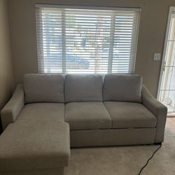 Beige 3 Seat Sofa