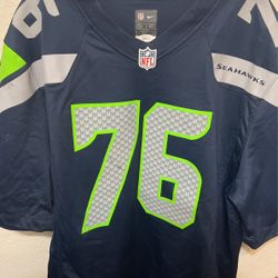 Signed Seahawks Jersey #76 “IFEDI” XL