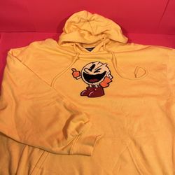 Life Group PAC-Man Hoodie. Yellow Size 2XL