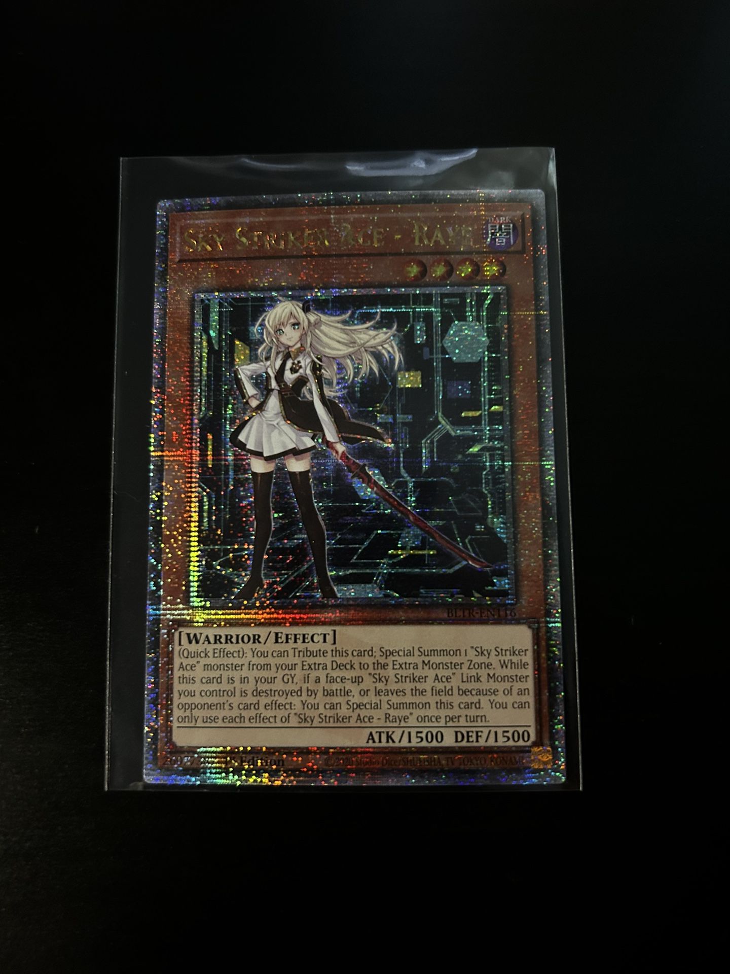 Sky Striker Ace - Raye (Alt. Art) - BLTR-EN116 - Quarter Century Rare 1st