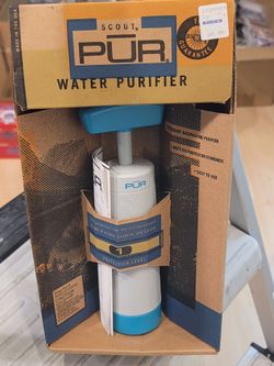 NEW NEVER USED Scout PUR Water Purifier