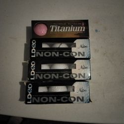 Nitro LD+20 (9) And Titanium Optimum Distance Multicolor (3) Golf Balls