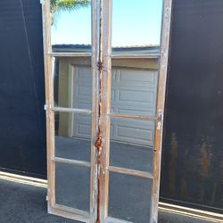 Antique French Door Mirrors 