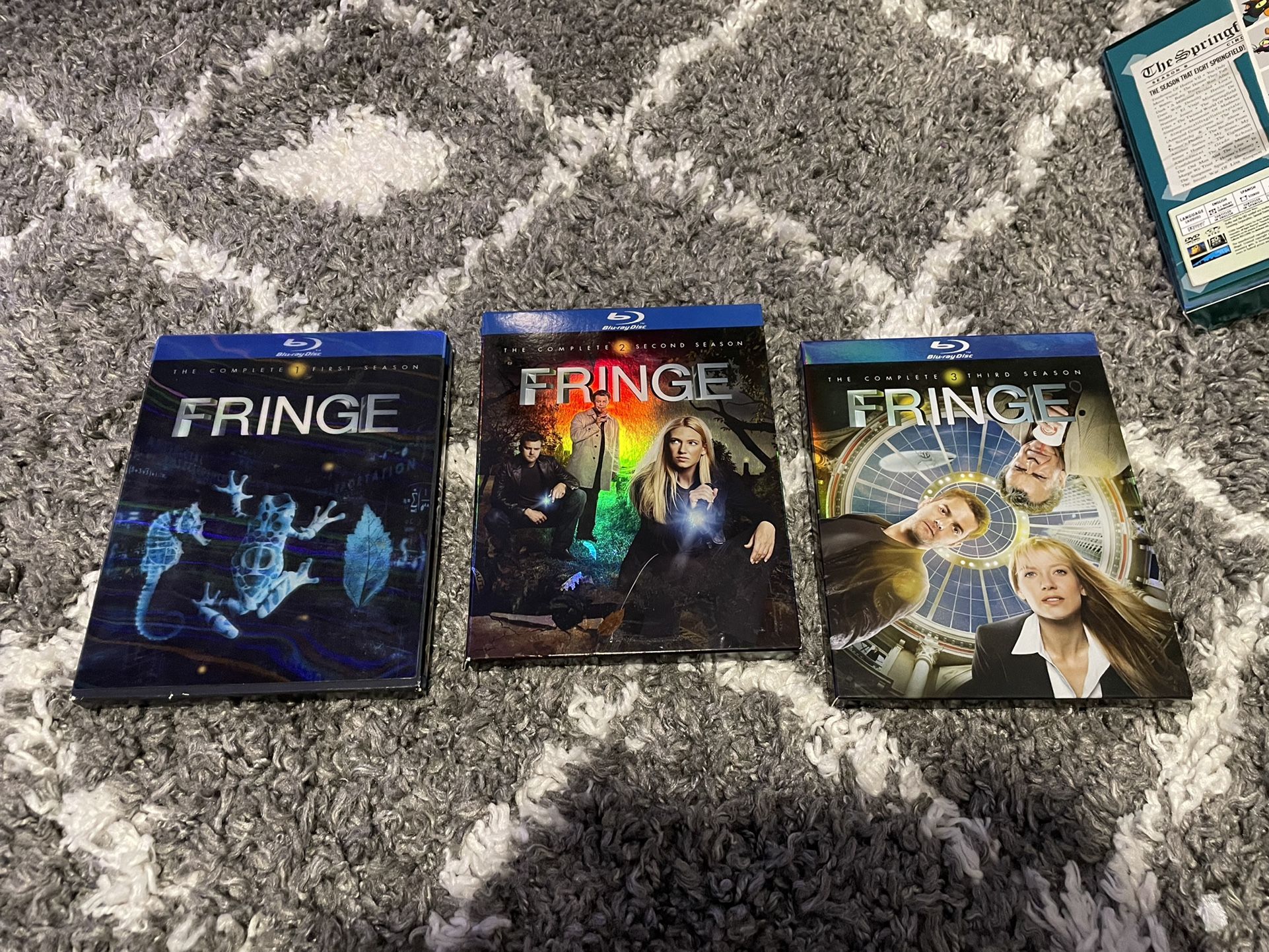 Fringe Season 1, 2 and 3 Blu-ray