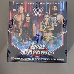 2026 Topps Chrome WWE Mega Box Factory Sealed | Autos, Refractors, Inserts | NEW
