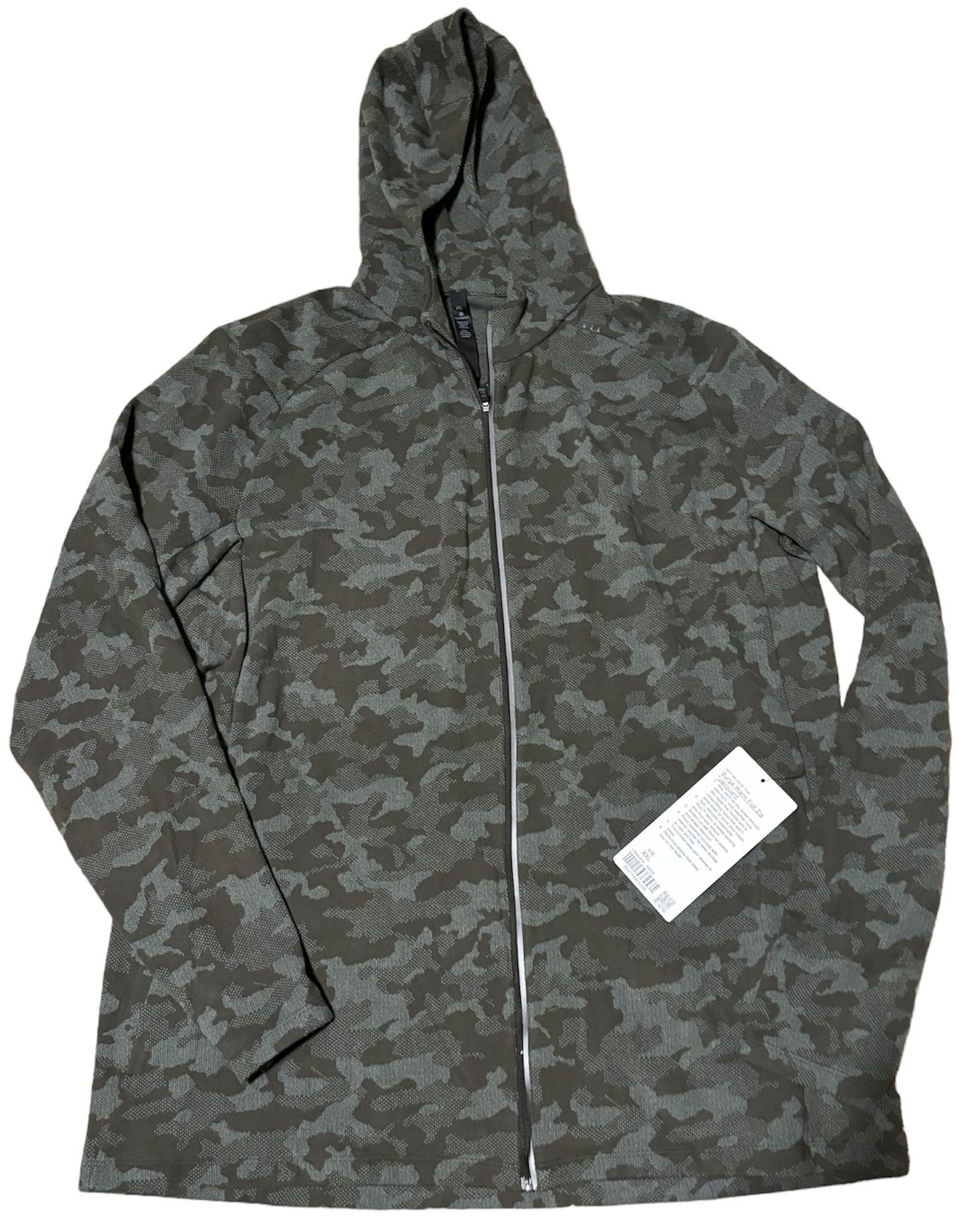 NWT LULULEMON Mens Surge Warm Full Zip Jacquard Heritage Camo Hoodie Jacket XXL