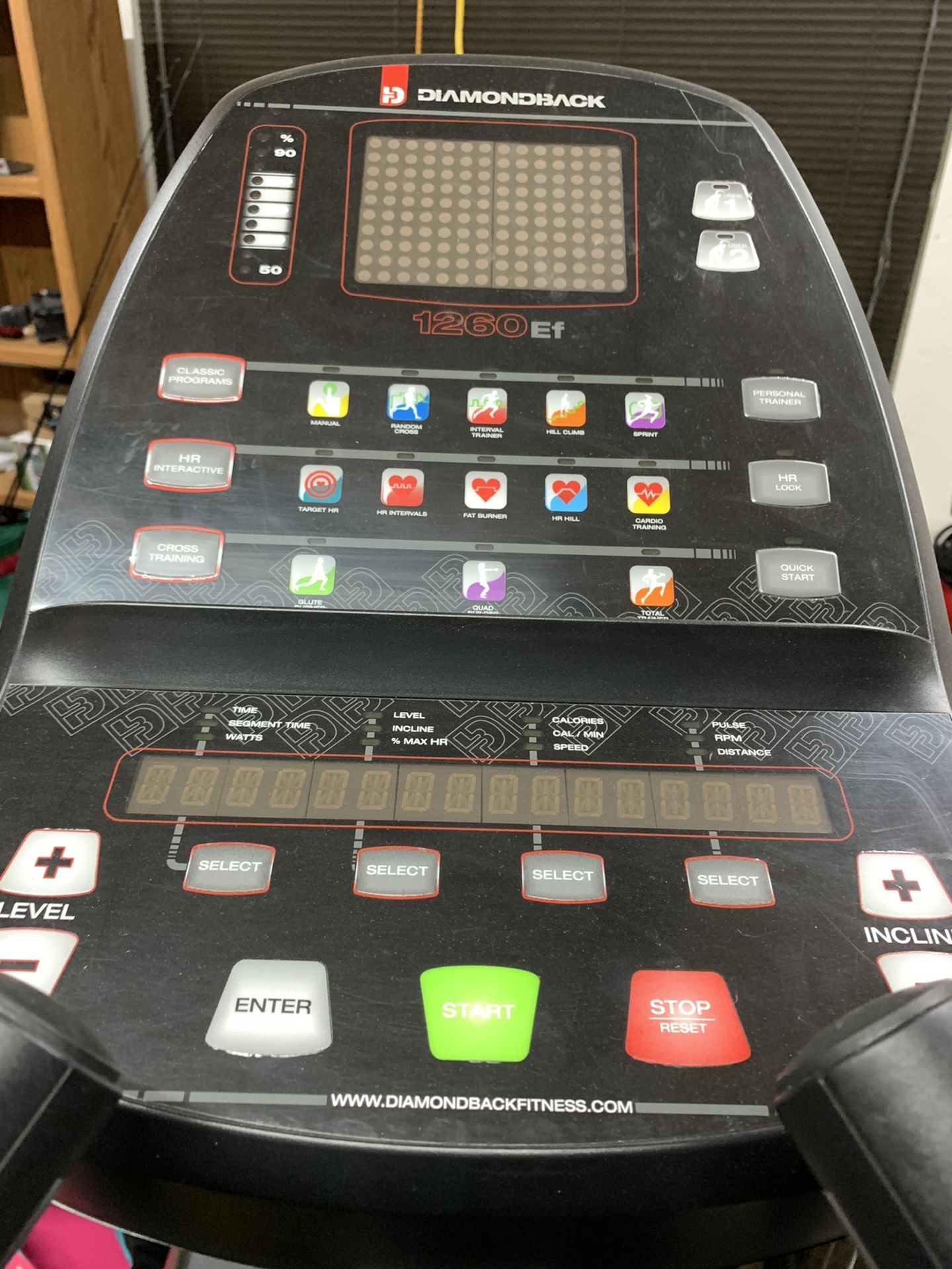 Used Diamondback 1260Ef Elliptical Trainer