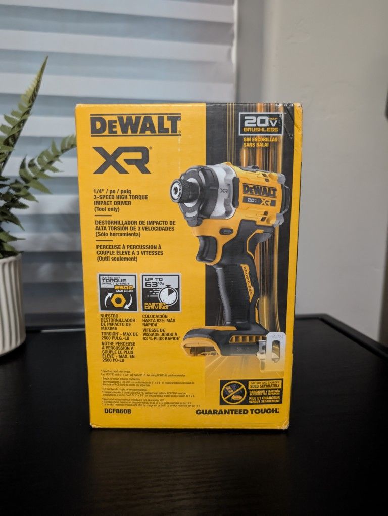 Dewalt 20v XR 3-Speed High Torque Impact