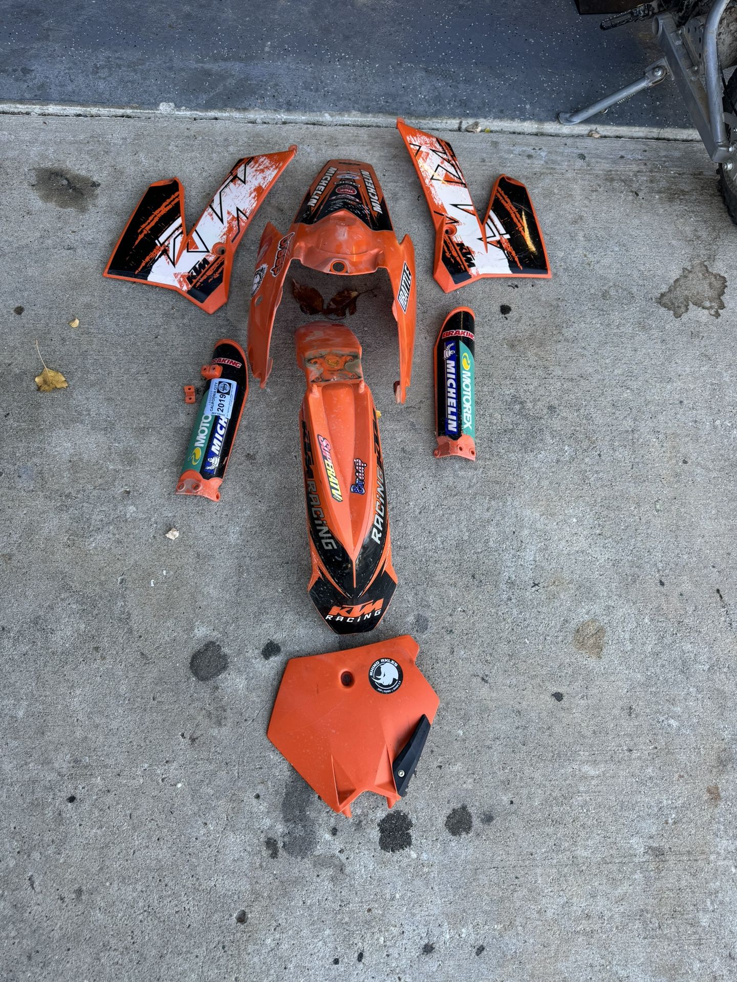 2008 KTM 85 Complete plastic Kit