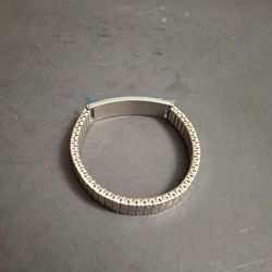 Silver Stainless Steel ID Bracelet, Expansion For Woman Or Small Wrist