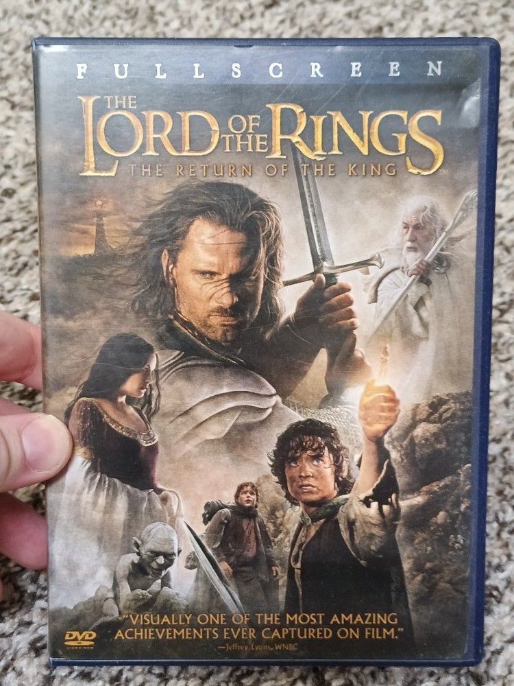 Lord Of The Rings Return Of The King DVD [FULL SCREEN]