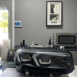 BMW 3 SERIES G20 LCI OEM RIGHT PASSENGER CHROME LED HEADLIGHT HOUSING 2023/2024/2025