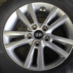 Hyundai Elantra Rims Genesis Wheels Santa Fe Veloster Kona Accent Tucson 