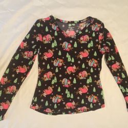 DARLING Christmas Shirt Long Sleeve 