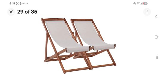 2 New Outdoor Lounge Chairs