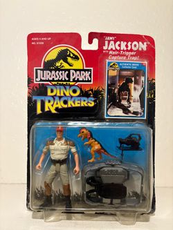Kenner Vintage Jurassic Park Jaws Jackson Dino Hunters Dinosaur Action Figure