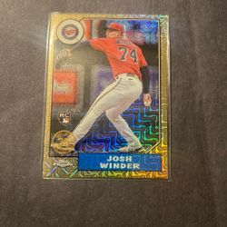 Josh Winder 2022 Rookie Topps Chrome #T87C-48