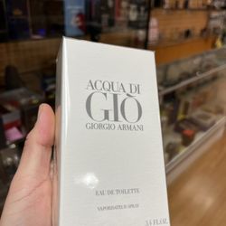 Acqua Di Gio Giorgio Armani Eau De Toilette 3.4 Oz Cologne For Men/ Perfume Para Hombre