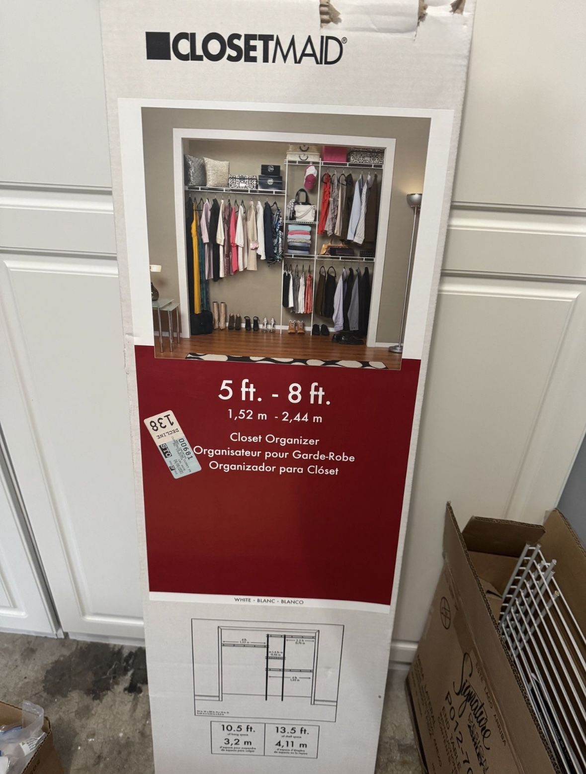 ClosetMaid Metal Closet Organizer 