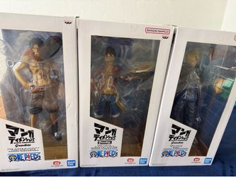 Banpresto One Piece Manga Dimensions Luffy, Sabo, Ace