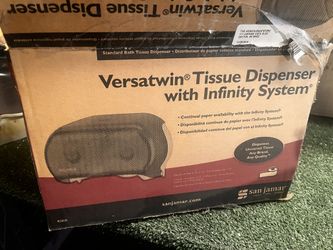 San Jamar Versatwin Tissue Dispenser w/ Infinity System – Commercial Restroom