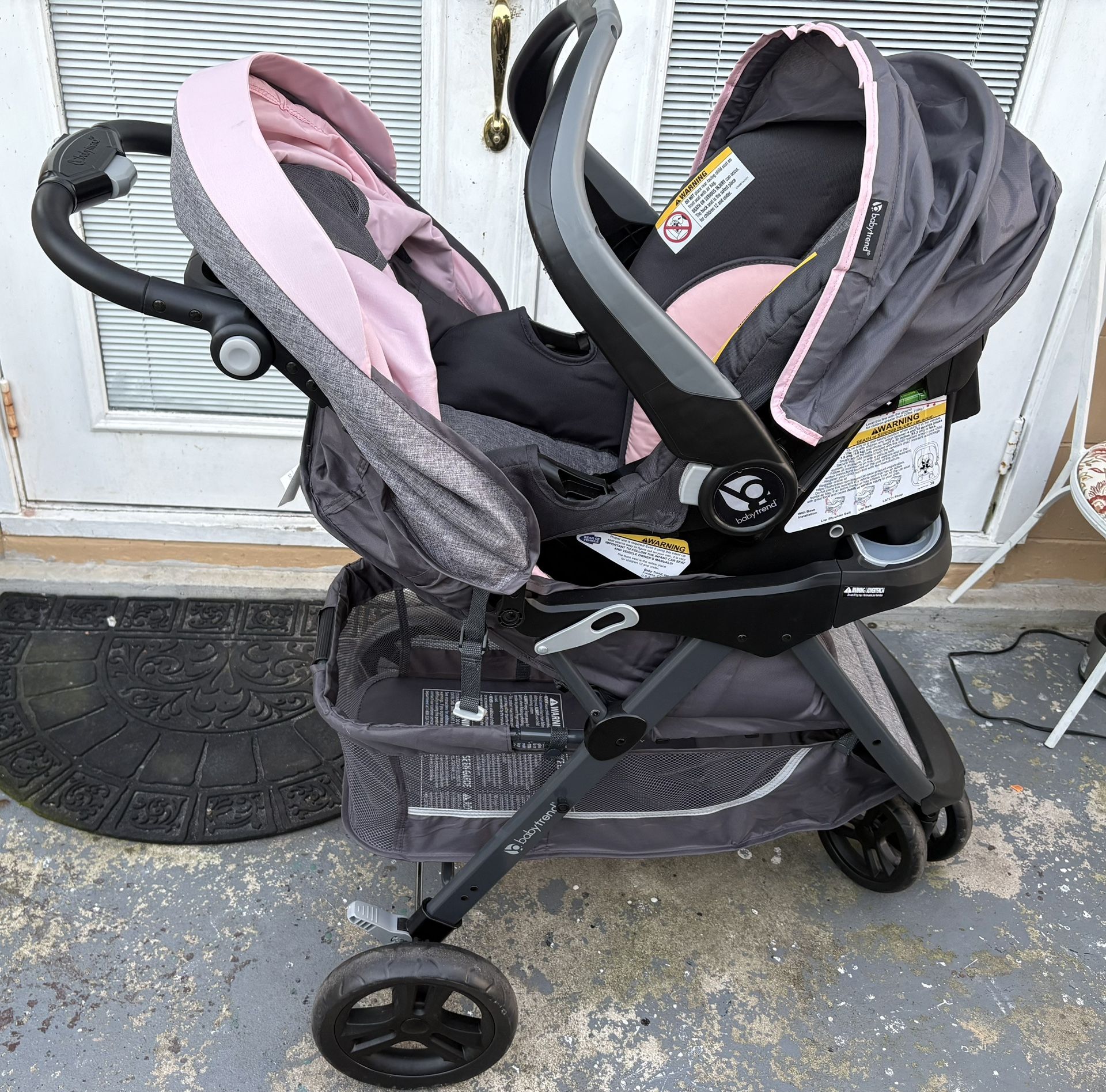 Stroller With Baby Carseat