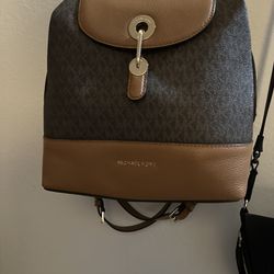 Michael Kors Backpack Purse And Wallet