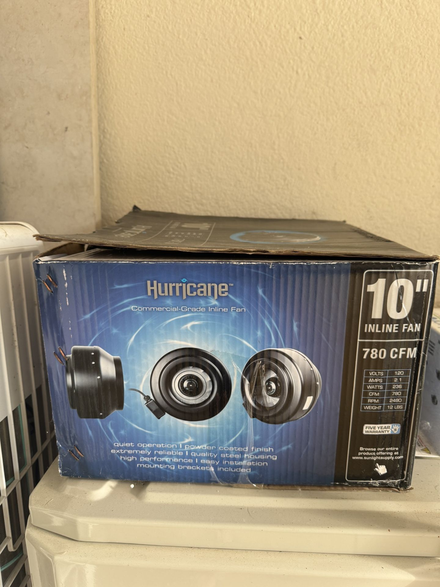 Hurricane Inline Fan 