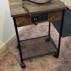 End Table With USB Ports