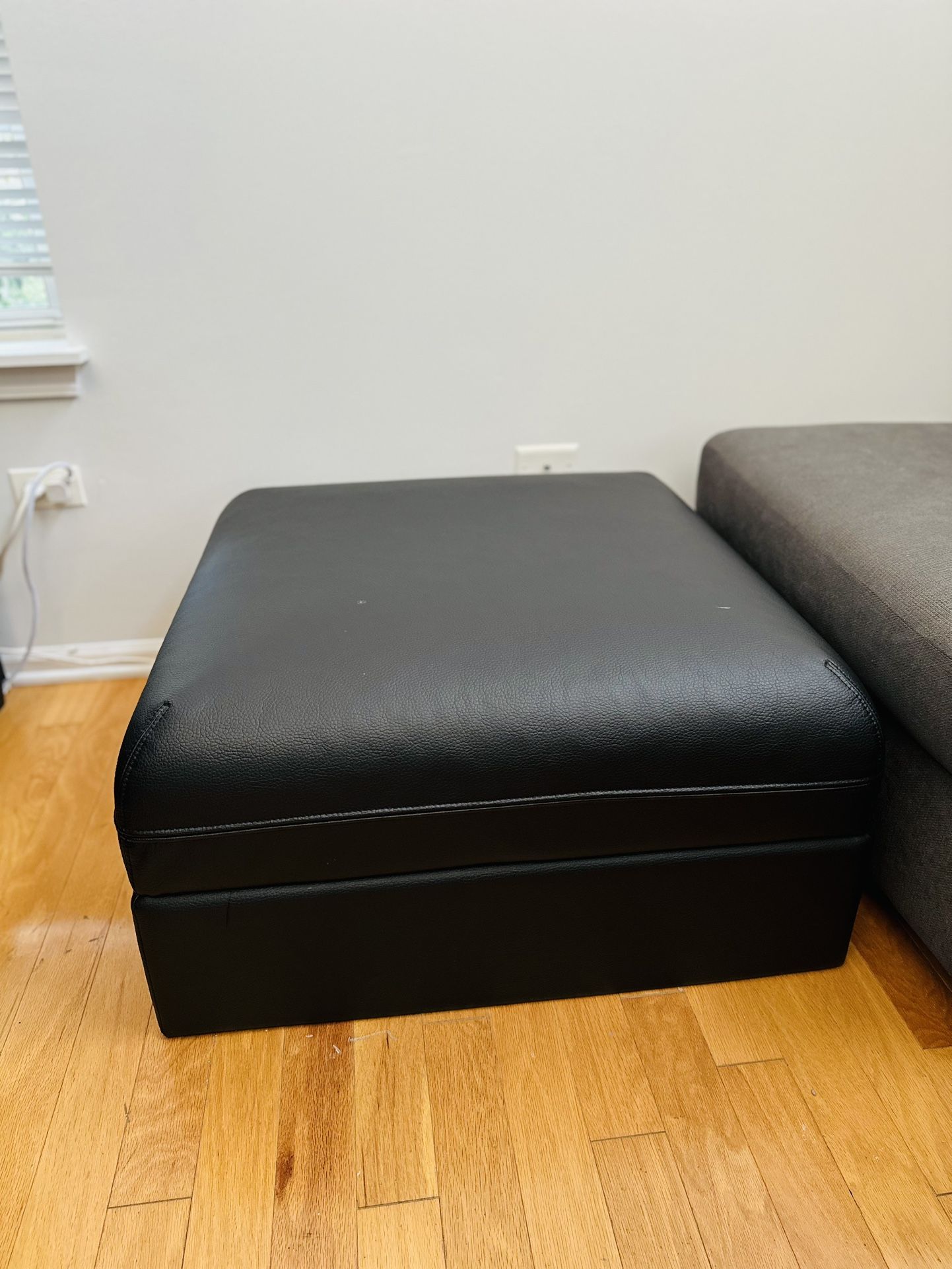 Black Ottoman