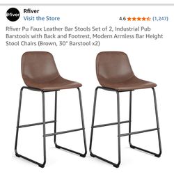 4 Bar/Counter top Stools