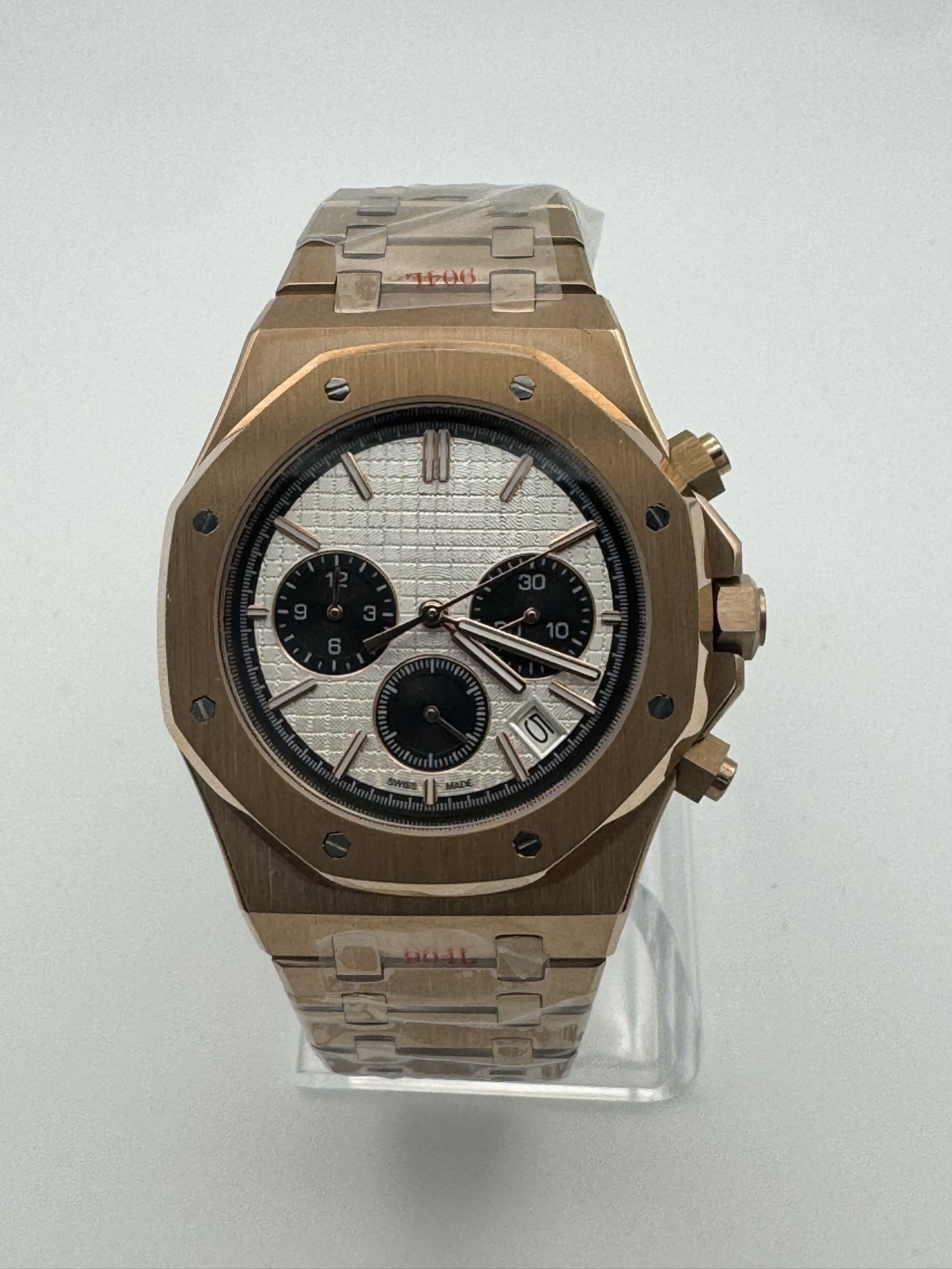 41mm Gold With White Face