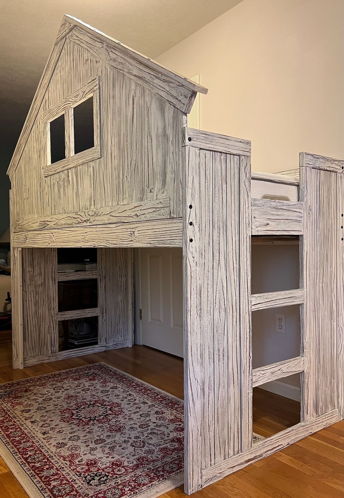 Wood Bunk Bed With Signature Mattress Set