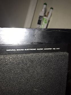 Yamaha natural sound electronic super subwoofer