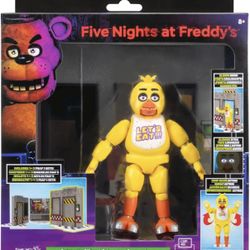 Five Nights at Freddy’s Classic Chica, Foxy, Golden Freddy Office Set
