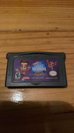 Jimmy Neutron Attack of the Twonkies GBA Cartridge