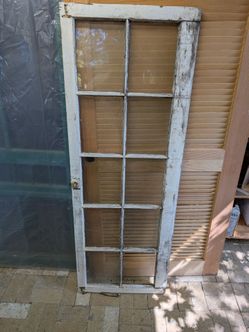 10 lite wood window.