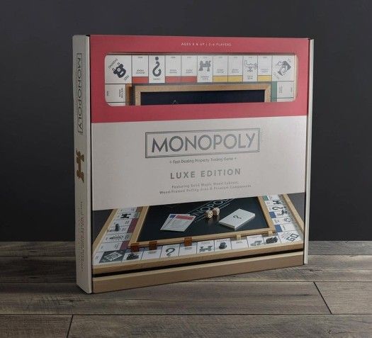 Monopoly Board / Solid Maple / Luxe Edition 