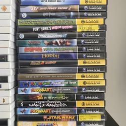 Video Game Lot GameCube zelda Mario Sonic Xbox One 360 PlayStation PS4 Nintendo switch Wii