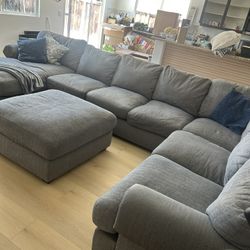 3 piece couch with ottoman
