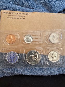 1955 Philadelphia silver proof set uncirculated