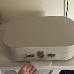 Crosley record player (grey)