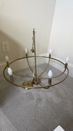 Gold Hanging Chandelier