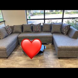 U Sectional Furniture Pillows Included. Brand New