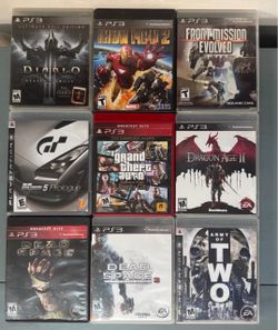 Ps3 PlayStation Games just $10 each